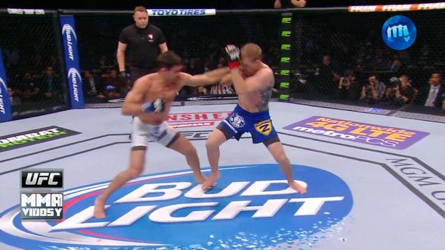 Жесть , сколько же ударов он напропускал UFC 182 - Evan Dunham vs Rodrigo Damm смотреть онлайн