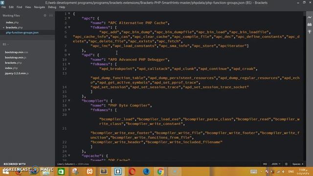 bracket auto complete PHP смотреть онлайн