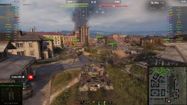 Марафон на первый прем танк 9-го лвла STRV K -День 1 Стрим WorldofTanks смотреть онлайн