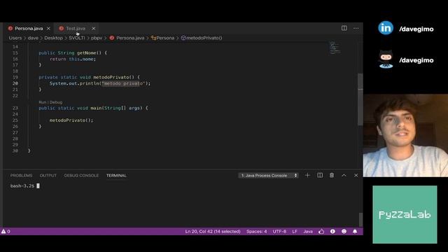 Differenza tra PUBLIC e PRIVATE in Java [PROGRAMMAZIONE ORIENTATA AGLI OGGETTI] смотреть онлайн