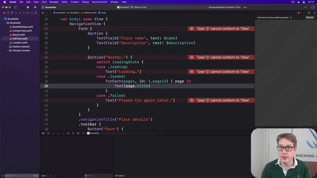 Downloading data from Wikipedia – Bucket List SwiftUI Tutorial 9/12 смотреть онлайн