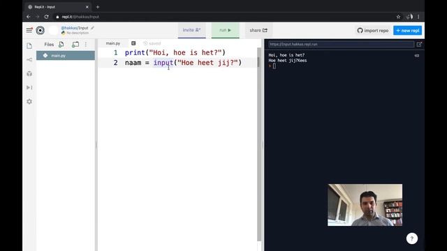 Python print en input смотреть онлайн