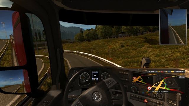 обзор игры Euro Truck Simulator 2 версия 1.22.2.8s смотреть онлайн