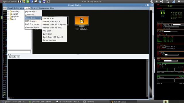 Kali Linux (Tutorial Install Cobalt Strike) смотреть онлайн