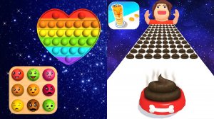 Мобильные игры Pancake Run и Pop Us прохождение, геймплей и новые уровни для Android и iOS