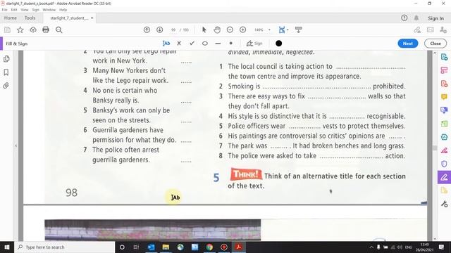 Учебник Starlight 7 класс. Модуль 6 a смотреть онлайн
