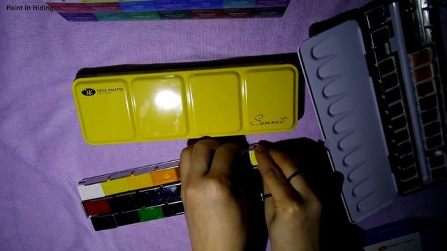 Sonnet Watercolor - Metal box palette - unboxing and swatching смотреть онлайн