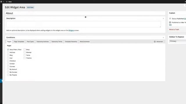 WordPress Widgets Woo Sidebars смотреть онлайн