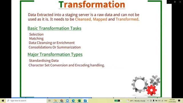 Extraction Transformation and Loading смотреть онлайн