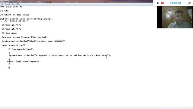 Java Tutorial Lesson 4 | Decision Making by taking user input to compare string,int data type part смотреть онлайн