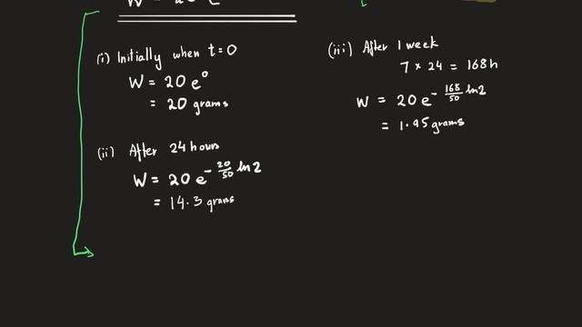 Mathematical Methods 12 - Rate of Change of radioactive substance -Excel at School смотреть онлайн