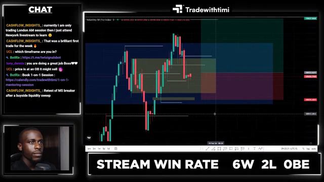 🔴 LIVE TRADING VIX 75 - MONDAY FEBRUARY 19 смотреть онлайн