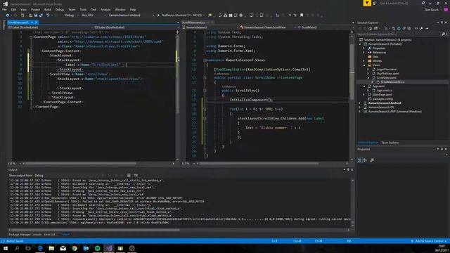 Xamarin Tutorial Season 3 Episode 5 ScrollView, Event, Animation смотреть онлайн