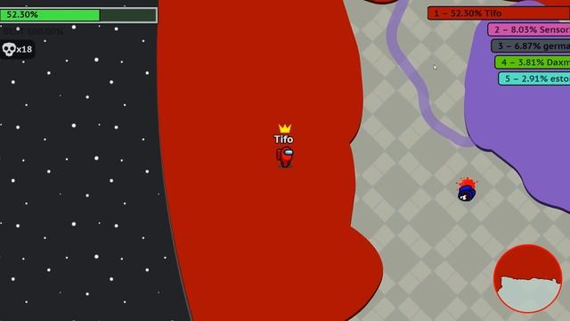 Paper.io 2 [Amogus.io] 100.00% Among Us Imposter смотреть онлайн