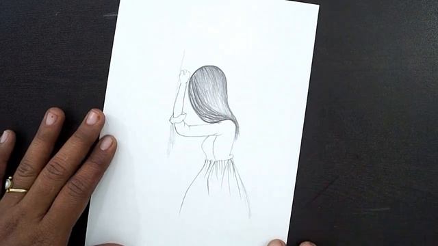 Pencil Sketch Of Girl || How To Draw A Girl Step By Step || Pencil Drawing || Pencil Shading смотреть онлайн