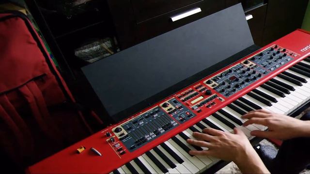 Clavia Nord Stage 2 - A Beautiful Mind - Piano Instrumental смотреть онлайн