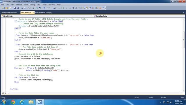 XML / LINQ Delete VB.NET смотреть онлайн