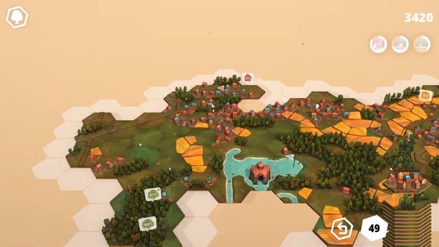 Создаём собственный остров / Игра Dorfromantik / Первый взгляд