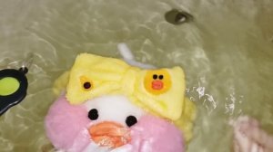 #lalafanfan распаковка посылки для утки Одежда #лалафанфан утя купается Duck lalafanfan bathroom