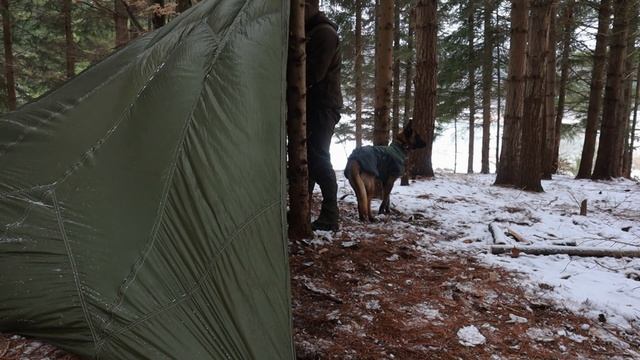 2 DAYS SOLO BLIZZARD OVERNIGHT - PARACHUTE Survival Shelter, Basic Gear Winter Overnight смотреть онлайн