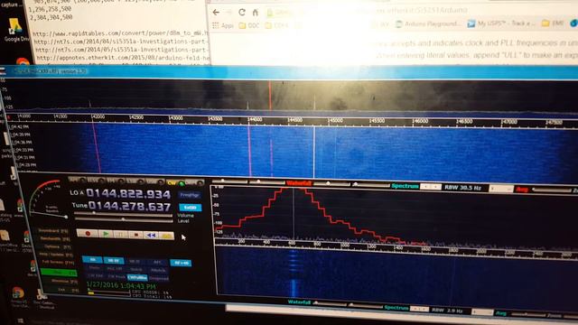 Si5351a Etherkit doing up conversion смотреть онлайн