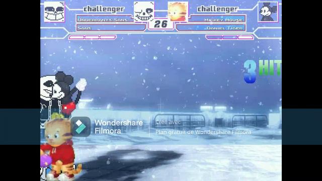undertale mugen underpants sans et sans font equipe (je control underpants sans) смотреть онлайн