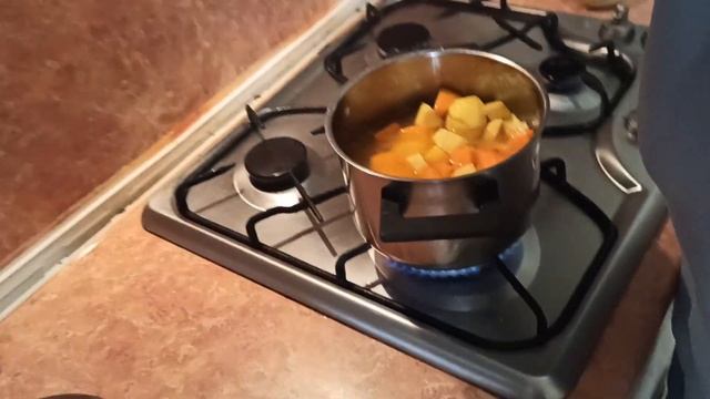 Тыквенный суп ( Вегетарианский, полезный, постный) смотреть онлайн