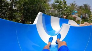 Water Slides at Jungle Bay Water Park in Dubai