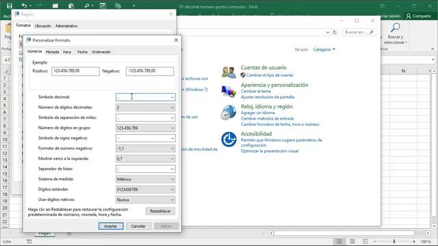 cambiar entre punto y coma en excel configurando windows 10 смотреть онлайн