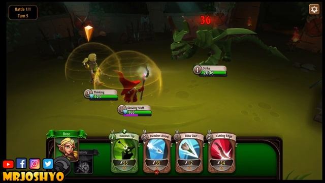 BATTLEHAND - iOS RPG Card Game - Gameplay - More Battles смотреть онлайн