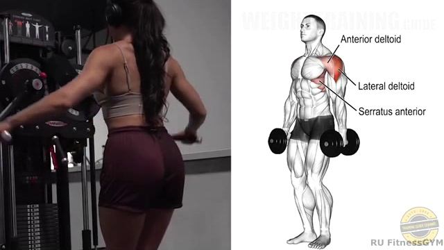 7 упражнений на плечи и трицепс RU GYM | SHOULDERS & TRICEPS WORKOUT