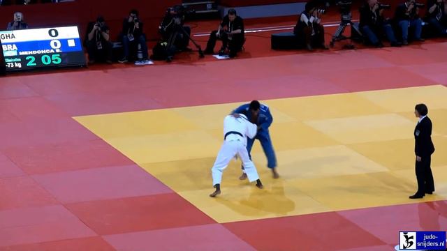 Judo 2013 Grand Slam Paris: Nartey (GHA) - Mendonca (BRA) [-73kg] смотреть онлайн