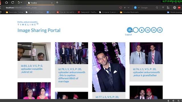 image sharing portal java servlet MVC DB2 смотреть онлайн