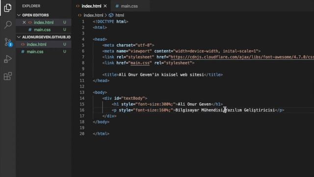 Web sitesi nasıl kurulur ? CSS, HTML ve GitHub Pages | ÜCRETSİZ! смотреть онлайн