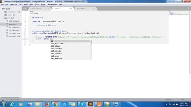 INSERT UPDATE DELETE USING PDO PHP PART I смотреть онлайн