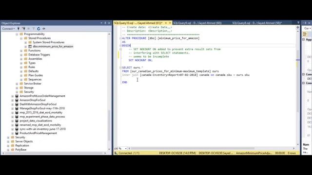 Browse SQL Server Objects for Product Management смотреть онлайн