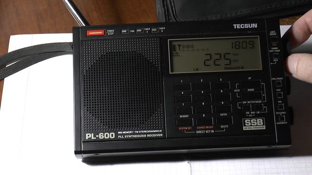 TECSUN PL600, диапазон ДВ, 31/01/2018 смотреть онлайн