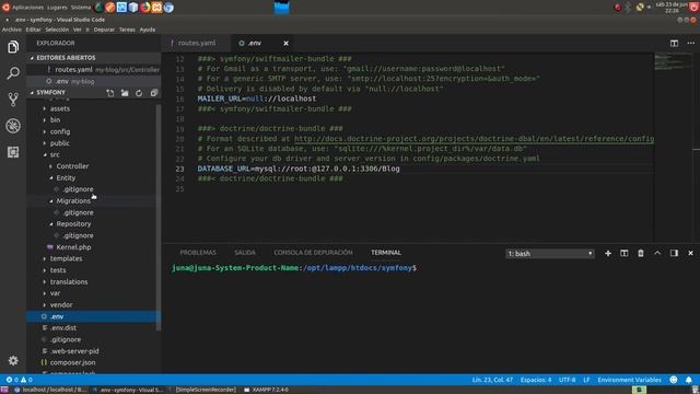 Symfony 4 crear entidades desde una base de datos смотреть онлайн