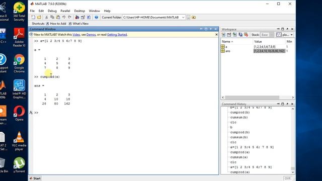 MATLAB Programming 13 - cumprod() & cumsum() смотреть онлайн