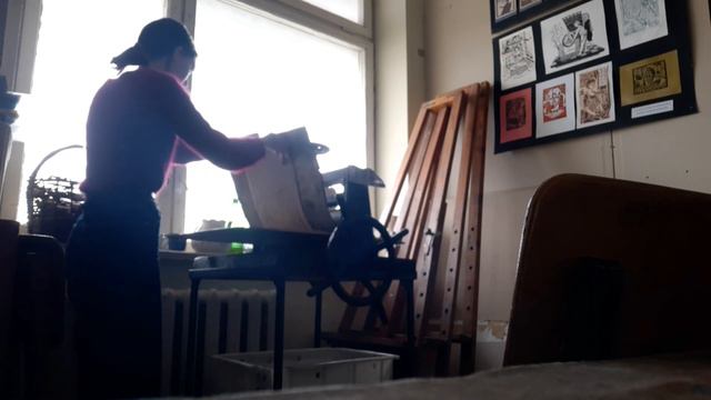 как я в первый раз использовала печатный станок / эстамп смотреть онлайн