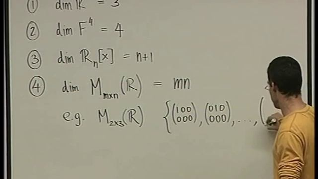 33 - The dimension of a vector space смотреть онлайн