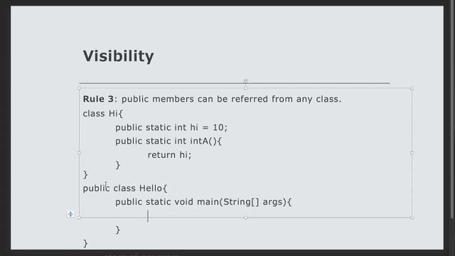 Java Fundamentals 4-2. visibility and public static void main(String[] args) смотреть онлайн