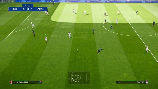 PES 2021 - AC Milan vs Crotone - PS4 GAMEPLAY смотреть онлайн