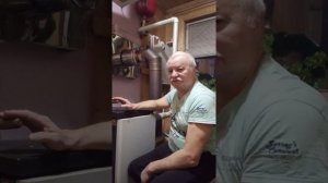 Котел Лемакс, чистим дымоход.