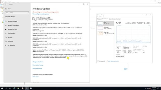 Export log and chart performance log in Windows Server 2019 смотреть онлайн