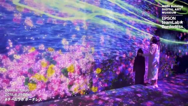 Музей цифрового искусства teamLab в Токио смотреть онлайн