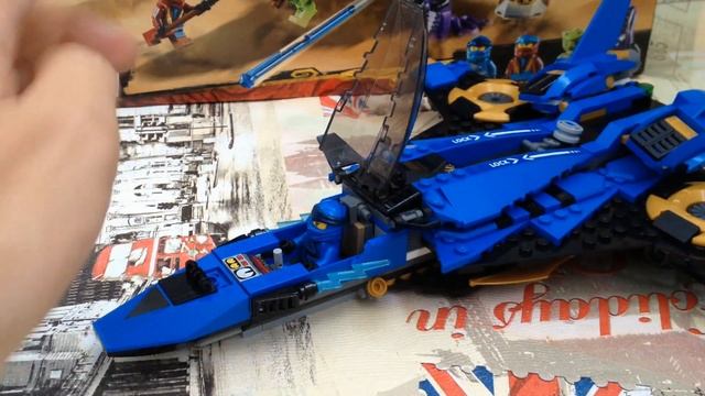 LEGO Ninjago: Legacy "Штормовой истребитель Джея" | "Jay's Storm Fighter" (70668)-ОБЗОР | Review смотреть онлайн