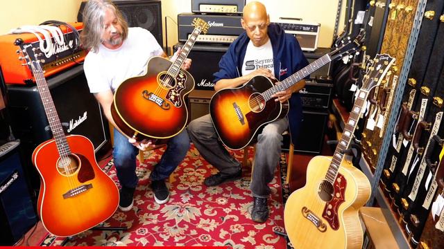 Gibson Pre-War SJ-200 & 50s J-45 Acoustic Guitars смотреть онлайн