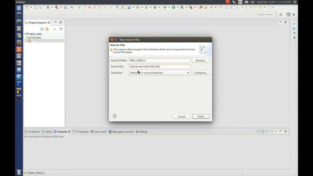 Launch failed. Binary not found Eclipse UBUNTU .. FIX смотреть онлайн
