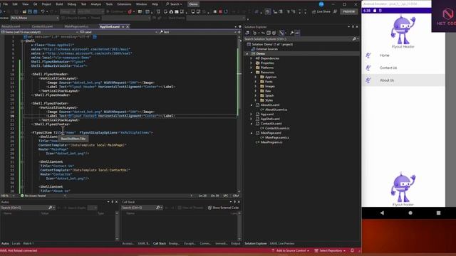 .NET Maui Apps | How to create Flyout, Tab Bar and Tabs in Maui Mobile and Desktop applications. смотреть онлайн